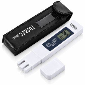 Miernik wody TDS EC 3w1 z termometrem – tester do osmozy i akwarium