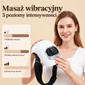 Elektryczny masażer kolana, łokcia i barku z podgrzewaniem – wibracje, czerwone światło, USB-C