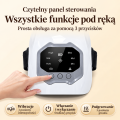 Elektryczny masażer kolana, łokcia i barku z podgrzewaniem – wibracje, czerwone światło, USB-C