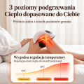 Elektryczny masażer kolana, łokcia i barku z podgrzewaniem – wibracje, czerwone światło, USB-C