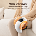 Elektryczny masażer kolana, łokcia i barku z podgrzewaniem – wibracje, czerwone światło, USB-C