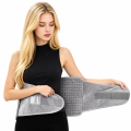 Elektryczny pas rozgrzewający 120 × 30 cm – 9 poziomów temperatury, timer, 75 W