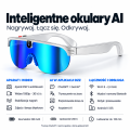 Inteligentne okulary AI G5MAX z kamerą 8 MP, Bluetooth i tłumaczem