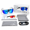 Inteligentne okulary AI G5MAX z kamerą 8 MP, Bluetooth i tłumaczem