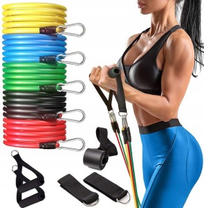 Gumy taśmy do ćwiczeń oporowe fitness zestaw 5 gum
