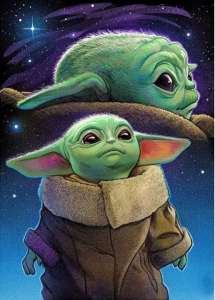 Haft diamentowy mozaika zestaw diamond painting 5d 30x40cm  Yoda Star Wars