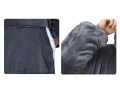 Bluza ciepła koc oversize xxl 2w1 gruba futrzak miękka z kapturem szlafrok szara