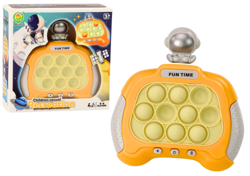 Gra Sensoryczna Konsola Pop-It Kosmonauta Światła Dźwięki