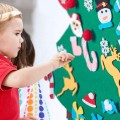 Filcowa choinka 100cm diy ozdoba świąteczna zabawka kreatywna