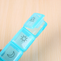 KASETKA POJEMNIK PUDEŁKO NA LEKI 7 DNI 4 PORY DNIA TYGODNIOWA ETUI