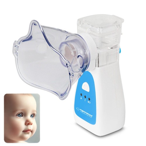 Inhalator nebulizator membranowy Esperanza RESPIRO do inhalacji z regulacją