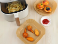 Wkłady formy do frytownicy bezłuszczowej pieczenia Air Fryer foremki 20 cm 100 szt frytkownicy