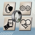 Smart RING do monitorowania zdrowia i aktywności inteligentny pierścień opaska 20,6 mm