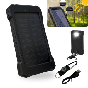 Powerbank zasilany energią słoneczną solarny survival 8000 mAh
