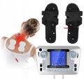 Elektrostymulator EMS prądy TENS masażer dwukanałowy akcesoria do masażu rehabilitacji