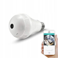 Mini kamera Full HD Szpiegowska WiFi Żarówka LED monitoring