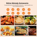 Air Fryer frytkownica beztłuszczowa bezolejowa 2 komory 8 l 2000W