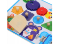 Rozwojowa tablica manipulacyjna sensoryczna zabawka edukacyjna Montessori