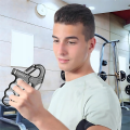 Ściskasz do Rąk Dłoni Ćwiczeń z Regulacją 100kg z Licznikiem trenażer do rehabilitacji