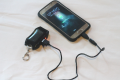 POWERBANK ZASILANY ENERGIĄ SŁONECZNĄ SOLARNY BRELOK DO KLUCZY LATARKA