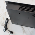 Elektryczny Grzejnik Konwektorowy Szklany 2000W Czarny Ścienny Heltes