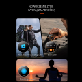 Smartwatch inteligentny zegarek męski monitoring zdrowia sportowy
