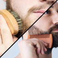 Zestaw do pielęgnacji brody Barber Kartacz grzebień nożyczki 4w1 do pielęgnacji