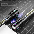 Latarka taktyczna mocna akumulatorowa LED z funkcją POWERBANK Zoom USB C