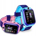 Zegarek SMARTWATCH dla dzieci Z KAMERĄ Z PRZODU Z GPS  niebieski