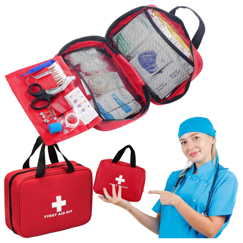 Apteczka Pierwszej Pomocy Turystyczna Podróżna Samochodowa First Aid Kit