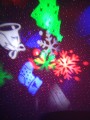Projektor LED świąteczny kolorowy mikołaj śnieżynki  choinka różne motywy