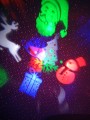 Projektor LED świąteczny kolorowy mikołaj śnieżynki  choinka różne motywy