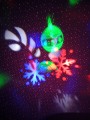 Projektor LED świąteczny kolorowy mikołaj śnieżynki  choinka różne motywy