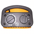 Nagrzewnica Elektryczna Dmuchawa 2kW Farelka Grzejnik Termostat 2000W