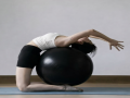 Piłka gimnastyczna fitness 65cm do rehabilitacji z pompką
