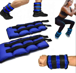 Obciążniki na Kostki i Nadgarstki 2x1,5 kg Neoprenowe Regulowane – Ciężarki Fitness do Ćwiczeń, Cardio, Rehabilitacji
