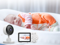 Niania elektroniczna kamera mikrofon na żywo tryb nocny lcd kołysanki alarm