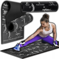 Mata do jogi fitness pilates – 28 pozycji | antypoślizgowa