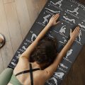 Mata do jogi fitness pilates – 28 pozycji | antypoślizgowa