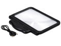 Lupa podświetlana LED do czytania 2,5x – poręczna, 3 tryby światła, ładowanie USB