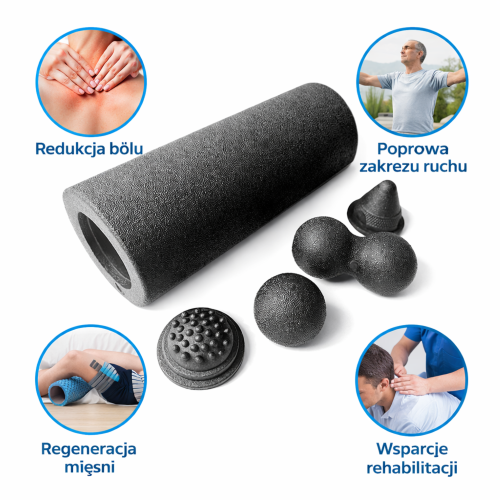 Zestaw rollerów do masażu 5w1 – kompleksowa regeneracja i wsparcie rehabilitacji