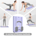 Deska do pilatesu wielofunkcyjna składana – trening domowy, taśmy oporowe, timer, uchwyt na telefon | model premium