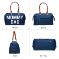 Torba Czarna Mommy Bag – 5w1 Premium Zestaw dla Mamy i Dziecka