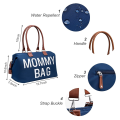 Torba Czarna Mommy Bag – 5w1 Premium Zestaw dla Mamy i Dziecka