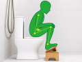 FootService Ergonomiczny podnóżek bambusowy 2w1 – regulowany, ortopedyczny podnóżek pod biurko