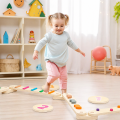 Drewniany tor balansowy XL Montessori – ekologiczna ścieżka sensoryczna równoważnia