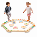 Drewniany tor balansowy XL Montessori – ekologiczna ścieżka sensoryczna równoważnia