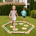 Drewniany tor balansowy XL Montessori – ekologiczna ścieżka sensoryczna równoważnia