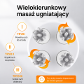Masażer głowy elektryczny 3D bezprzewodowy USB masaż karku