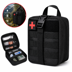 Apteczka Pierwszej Pomocy Wojskowa Turystyczna Survivalowa MOLLE K-271 Wodoodporna